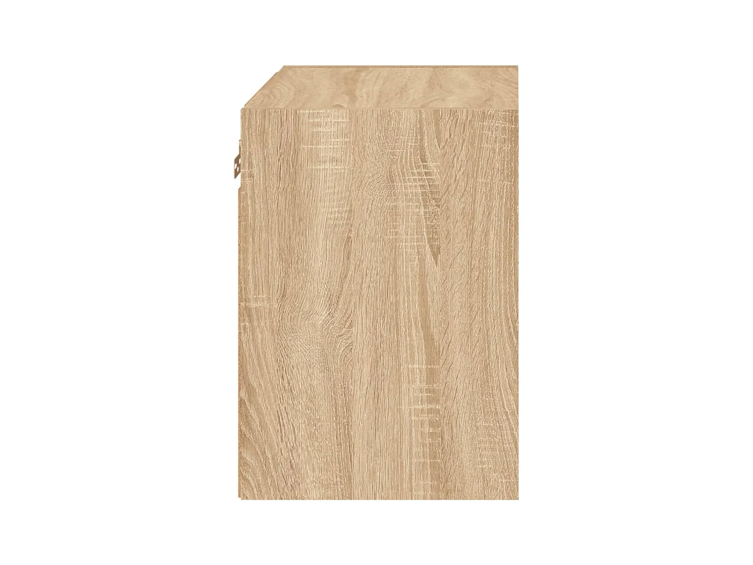 Hans  Tables de chevet murales avec lumières LED 2 pcs chêne sonoma