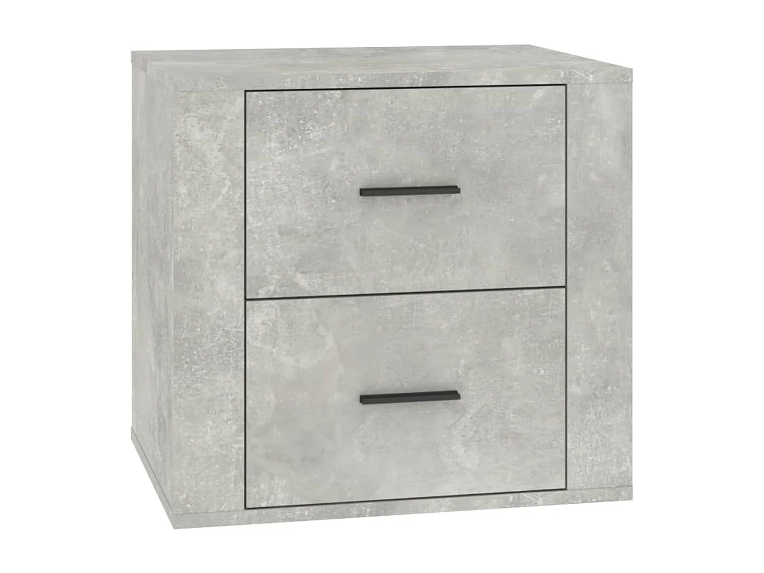 Melinda  Comodino Grigio Cemento 50x39x47 cm