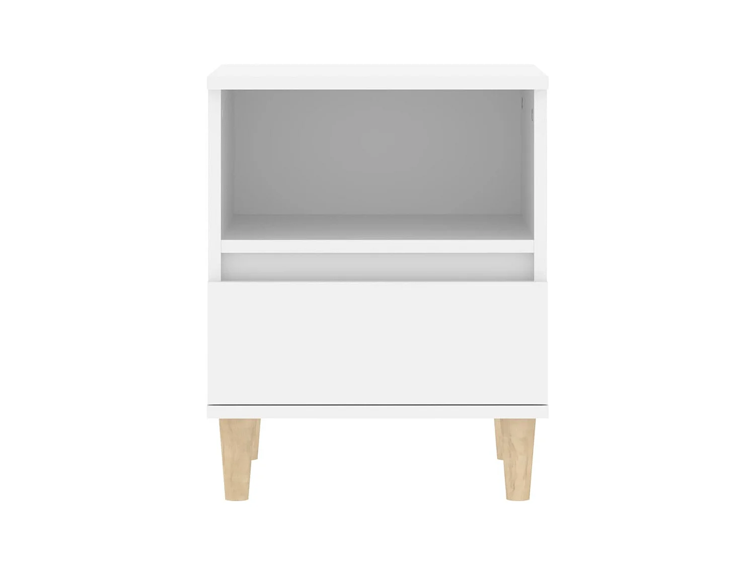 Palazzolo sull'Oglio  Tables de chevet 2 pcs Blanc 40x35x50 cm