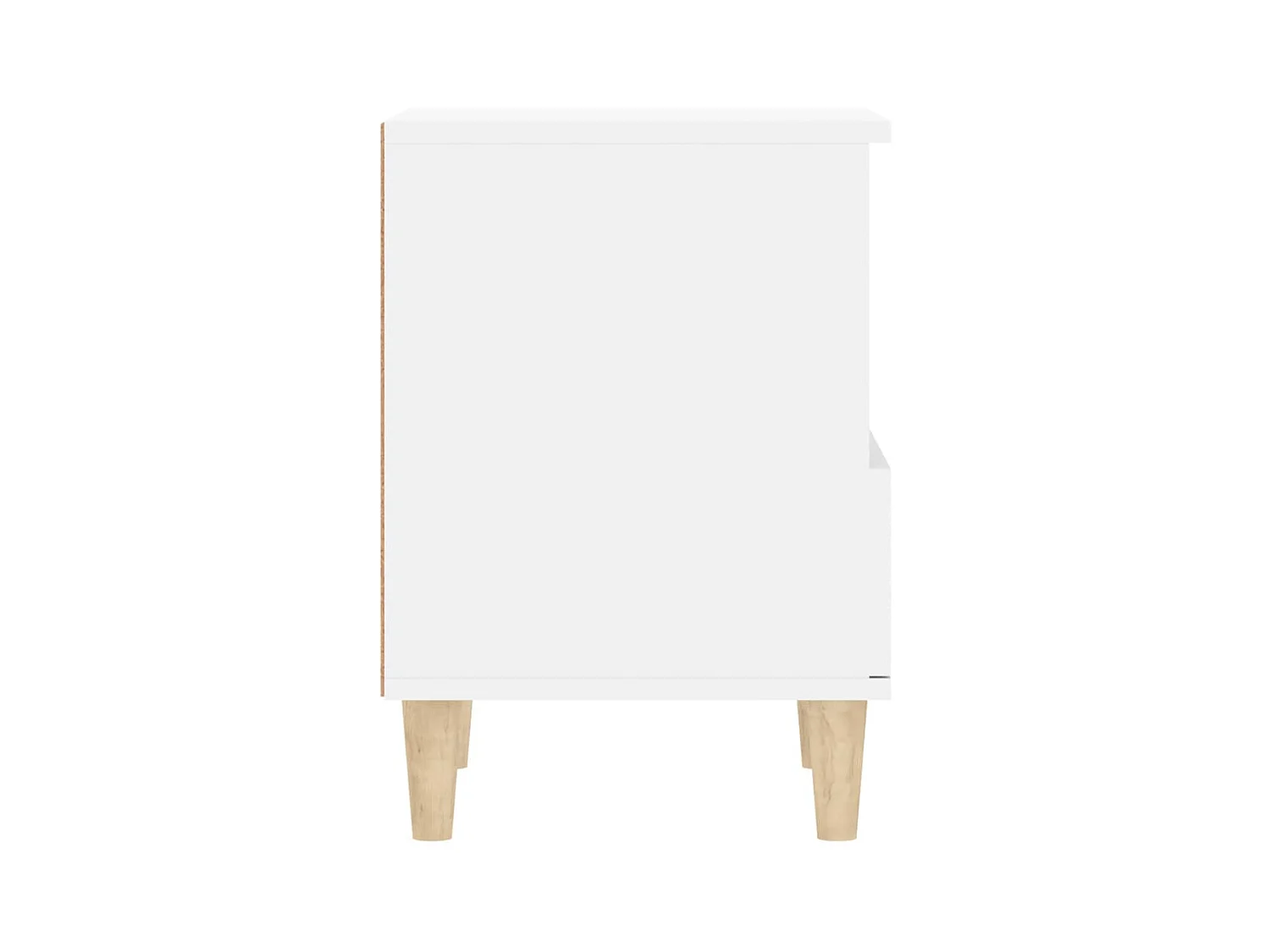 Palazzolo sull'Oglio  Tables de chevet 2 pcs Blanc 40x35x50 cm