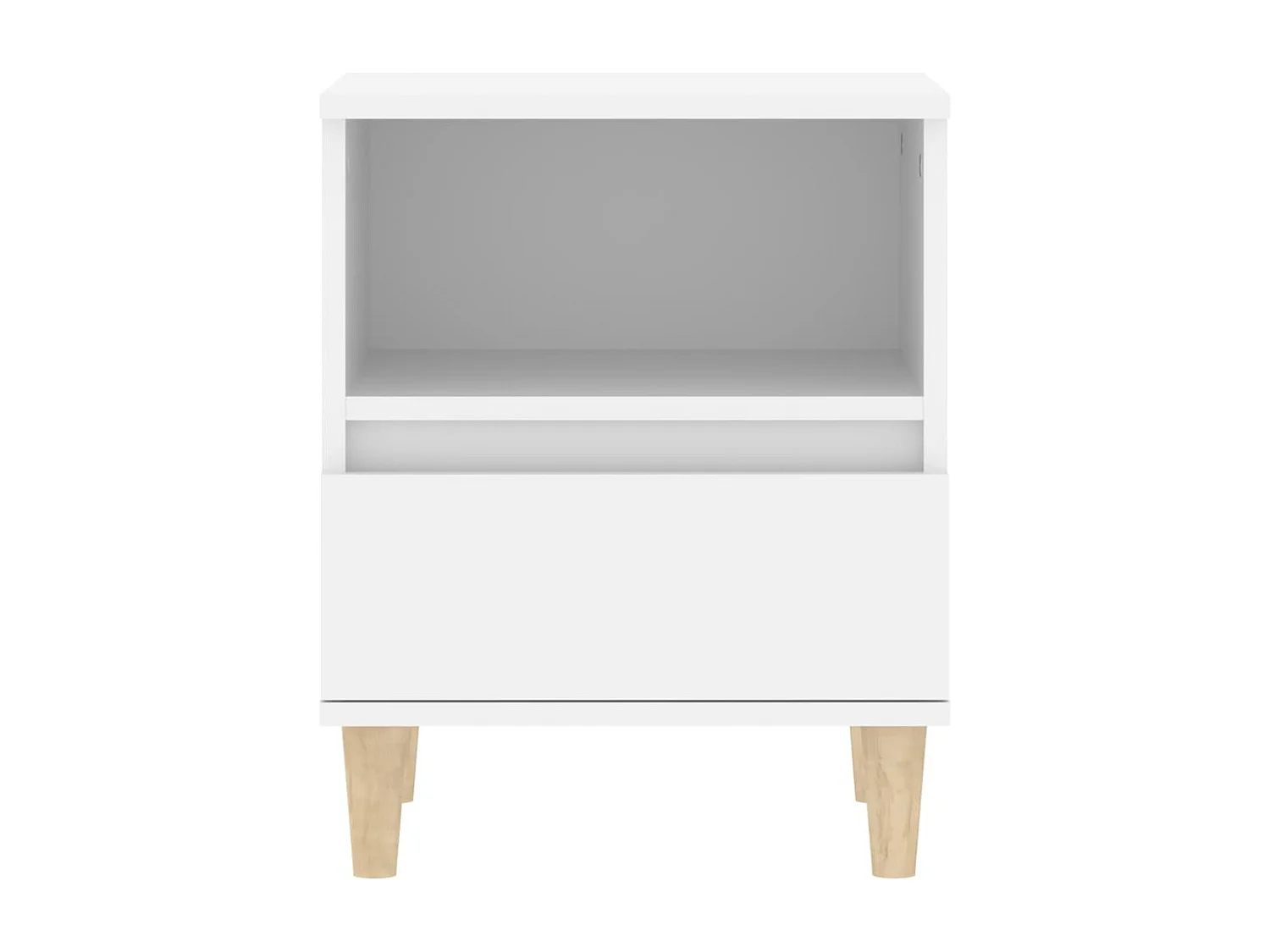 Palazzolo sull'Oglio  Tables de chevet 2 pcs Blanc 40x35x50 cm