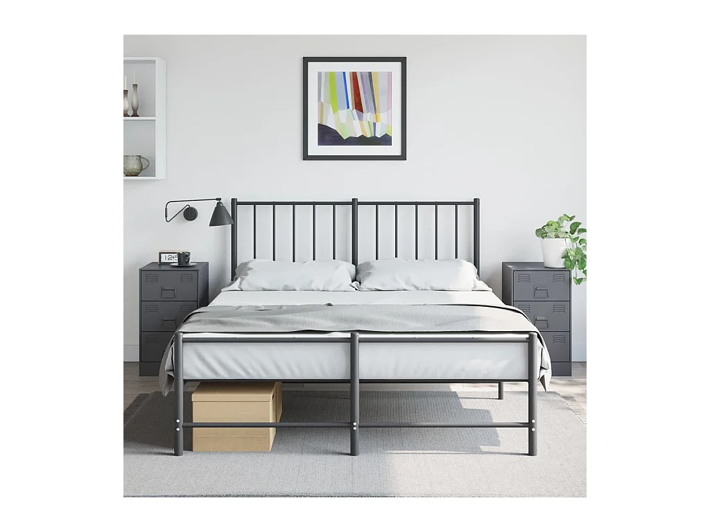 Hereford  Tables de chevet 2 pcs anthracite 34,5x39x62 cm acier