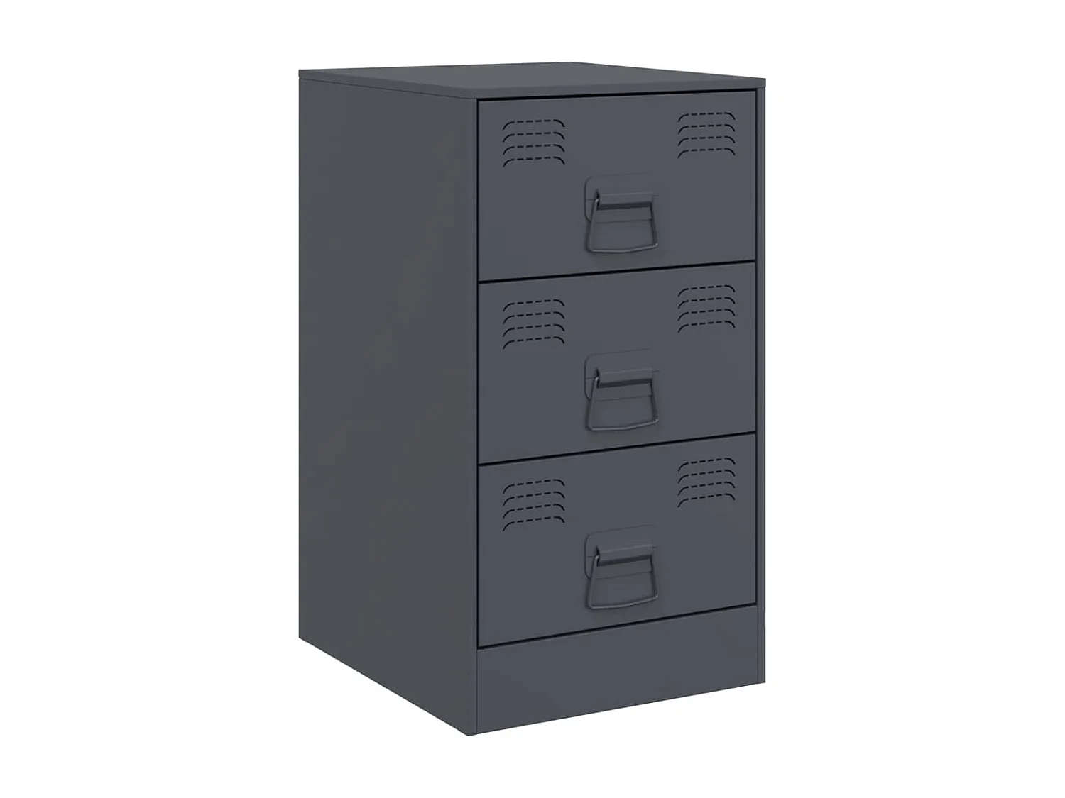 Hereford  Tables de chevet 2 pcs anthracite 34,5x39x62 cm acier