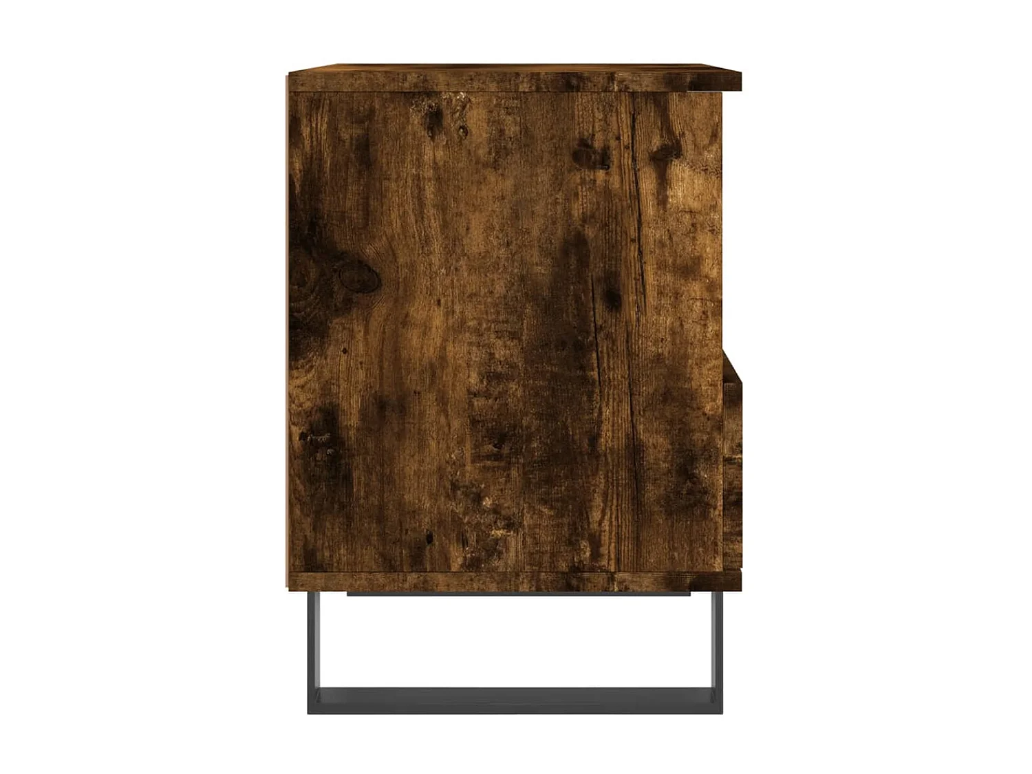 Pau  Table de chevet chêne fumé 40x35x50 cm bois d’ingénierie