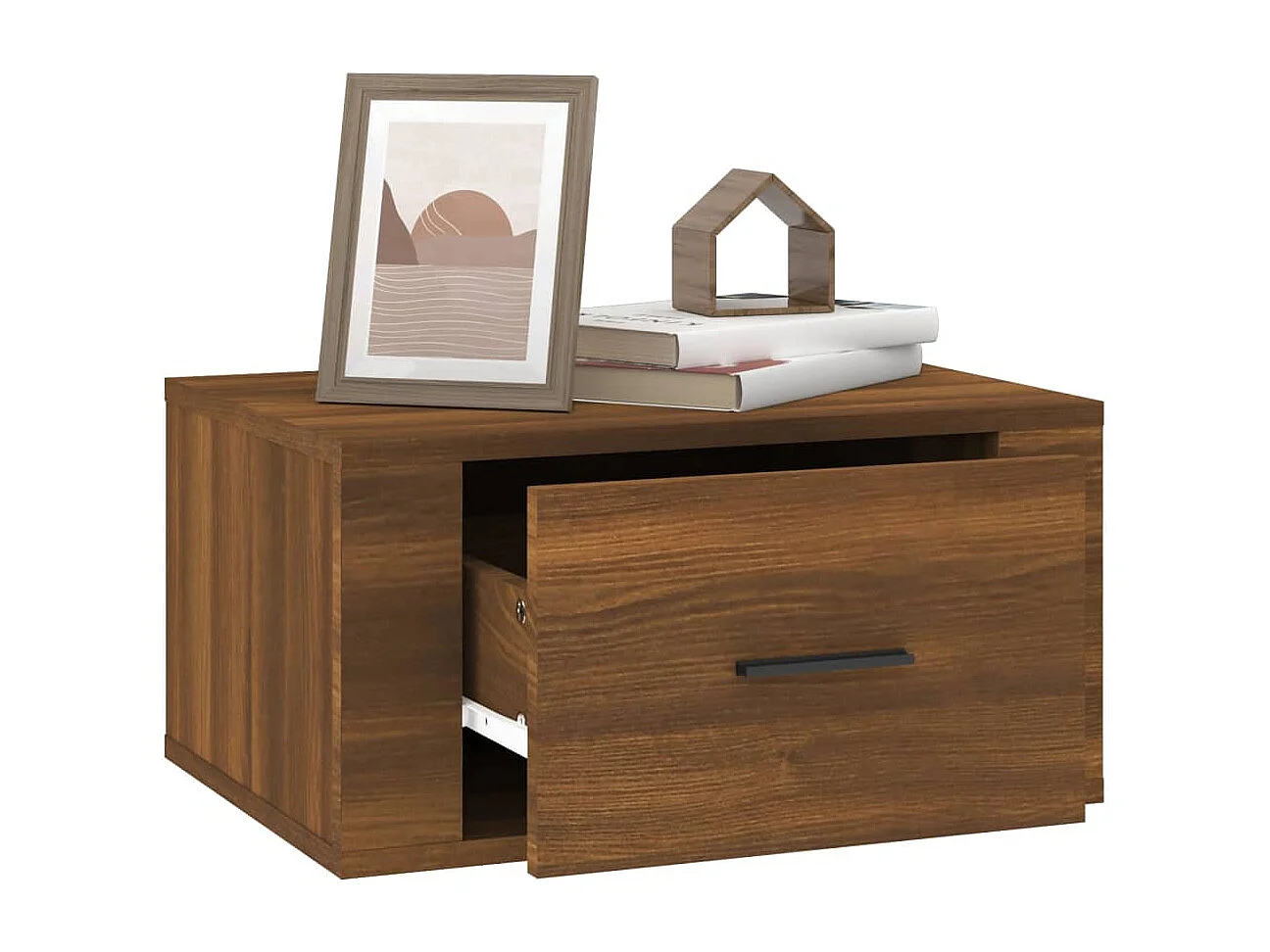 Culpeper  Tables de chevet murales 2 pcs Chêne marron 50x36x25 cm