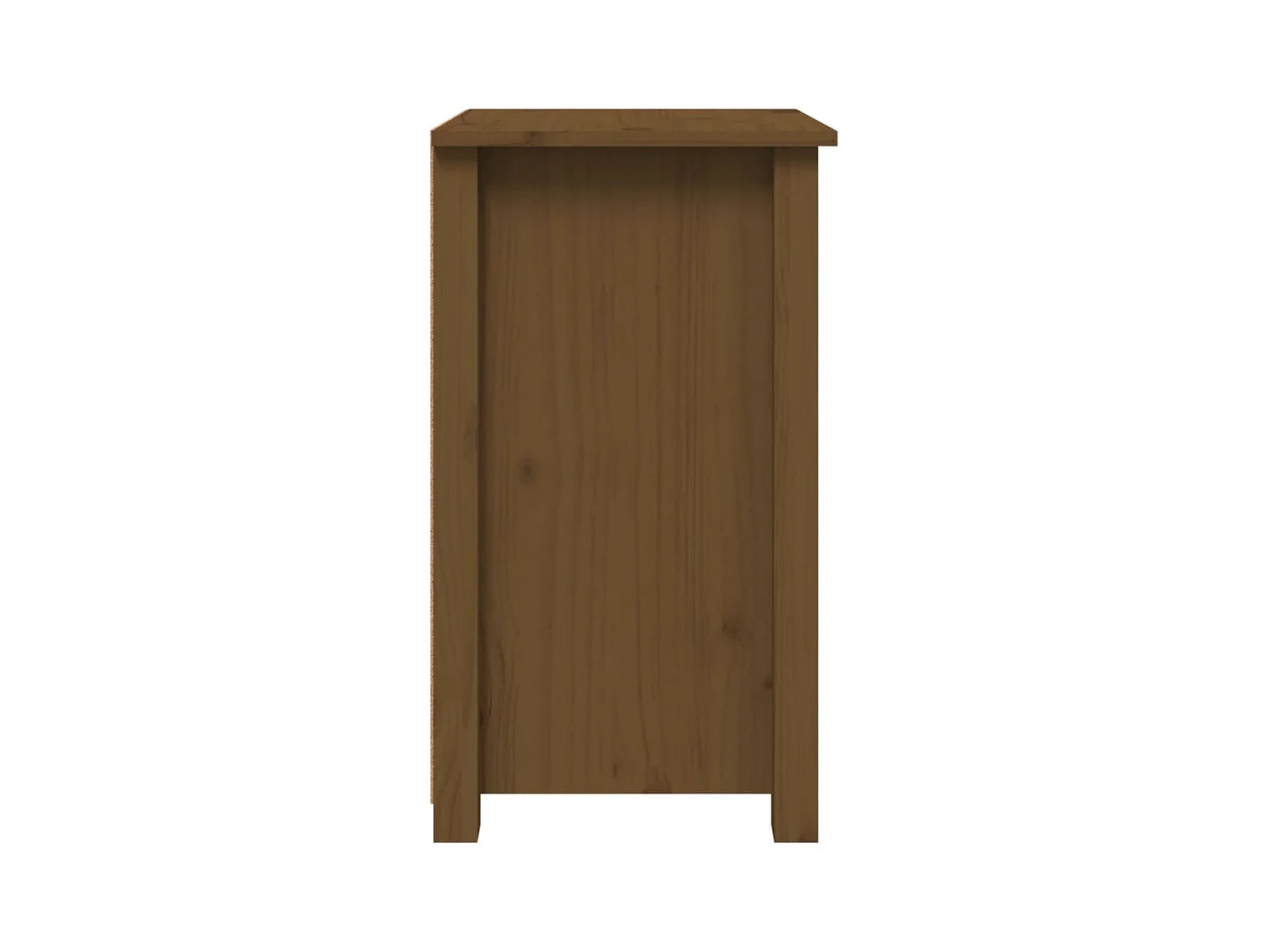 Cynor  Tables de chevet 2 pcs Marron miel 40x35x61,5 cm Pin solide