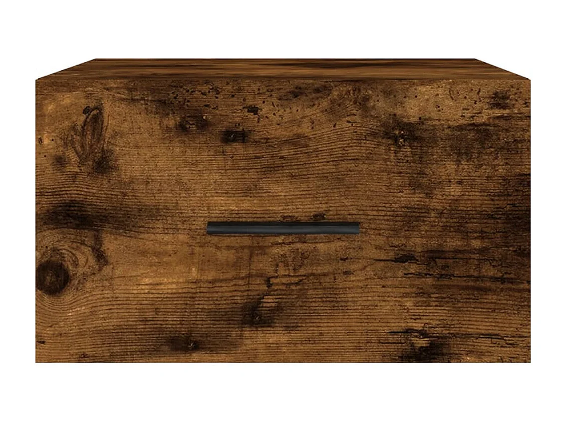 Ulfvin  Tables de chevet murales 2 pcs chêne fumé 35x35x20 cm