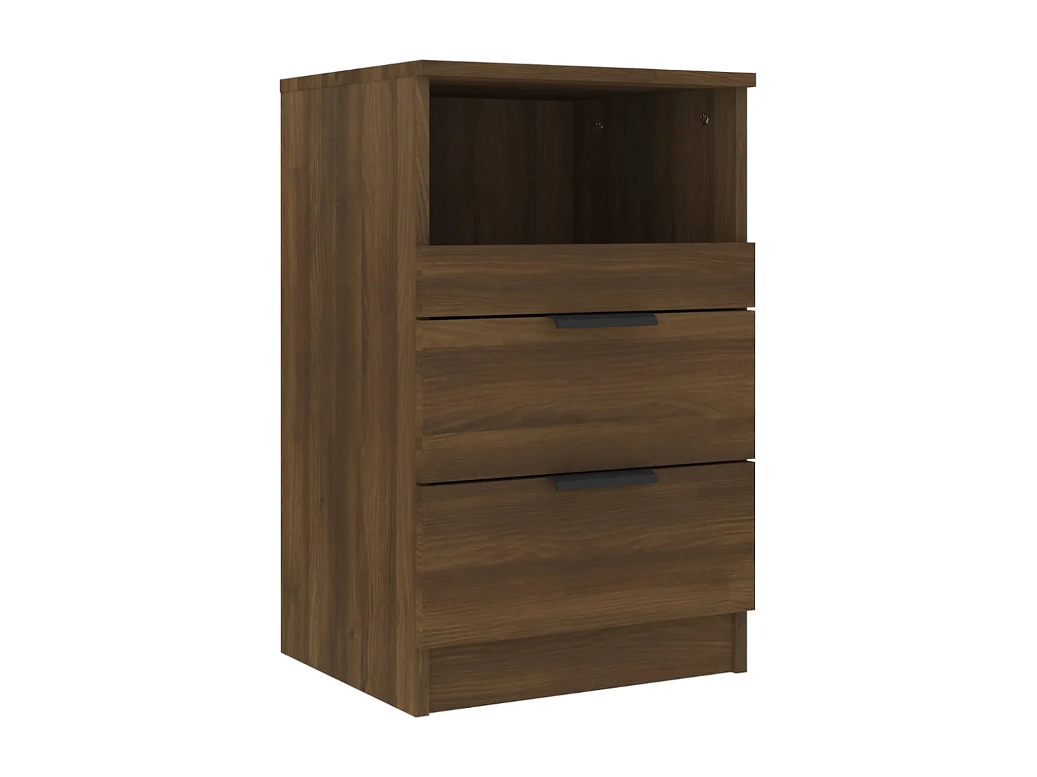 Damien  Nachttische 2 Stk. Braun Eichen-Optik Holzwerkstoff