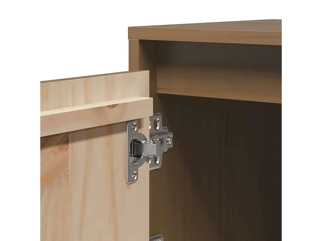 Henk  Tables de chevet 2pcs Marron miel 40x30x40cm Bois de pin solide