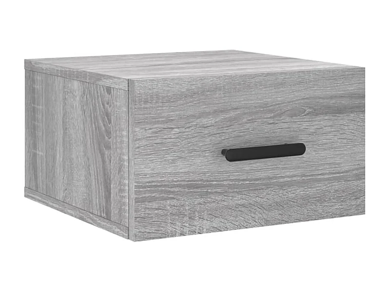 Cataula  Table de chevet murale sonoma gris 35x35x20 cm