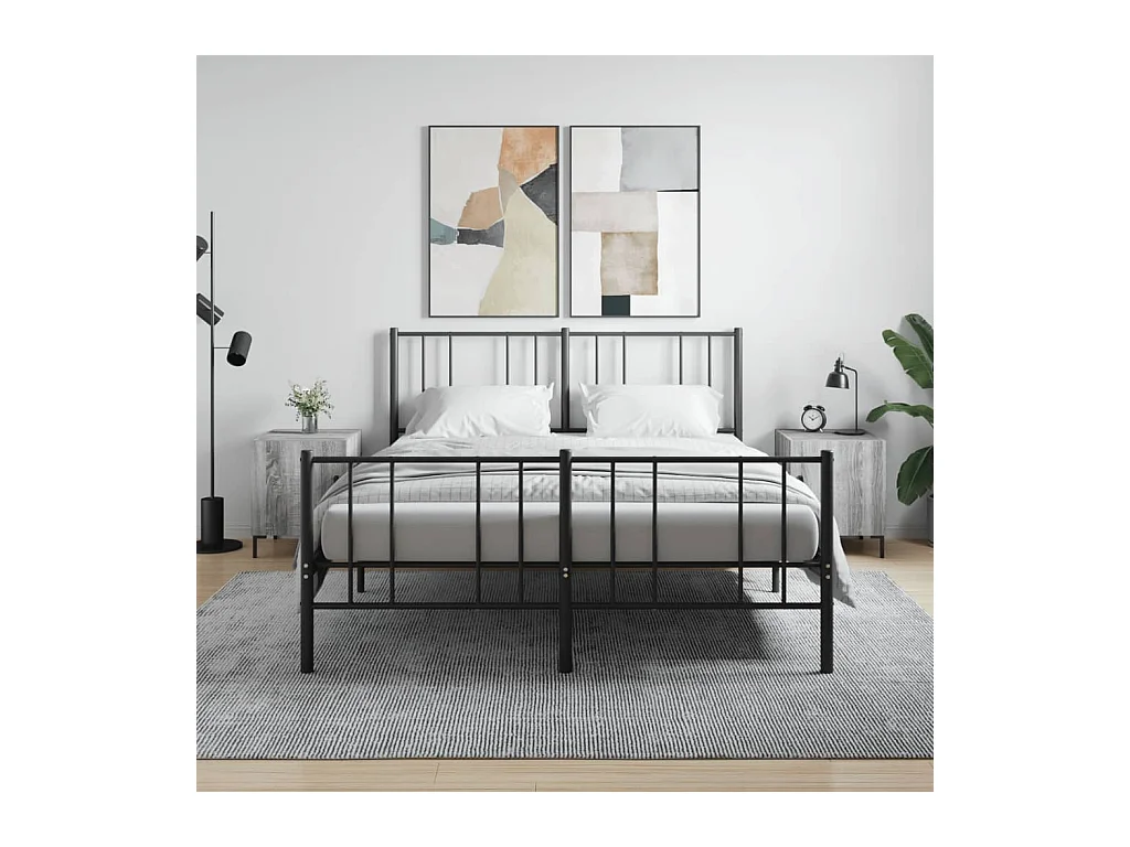 Emarente  Tables de chevet 2 pcs sonoma gris 40x40x50cm bois d'ingénierie