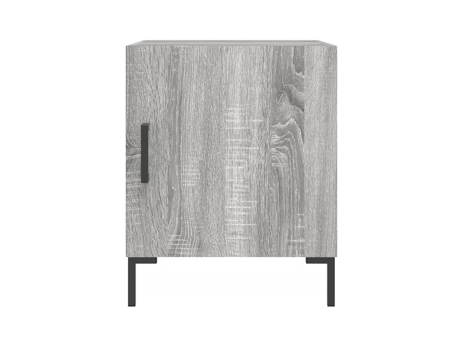 Emarente  Tables de chevet 2 pcs sonoma gris 40x40x50cm bois d'ingénierie