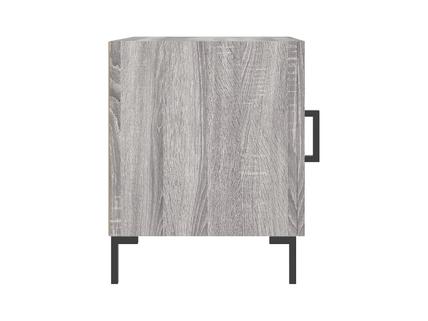 Emarente  Tables de chevet 2 pcs sonoma gris 40x40x50cm bois d'ingénierie