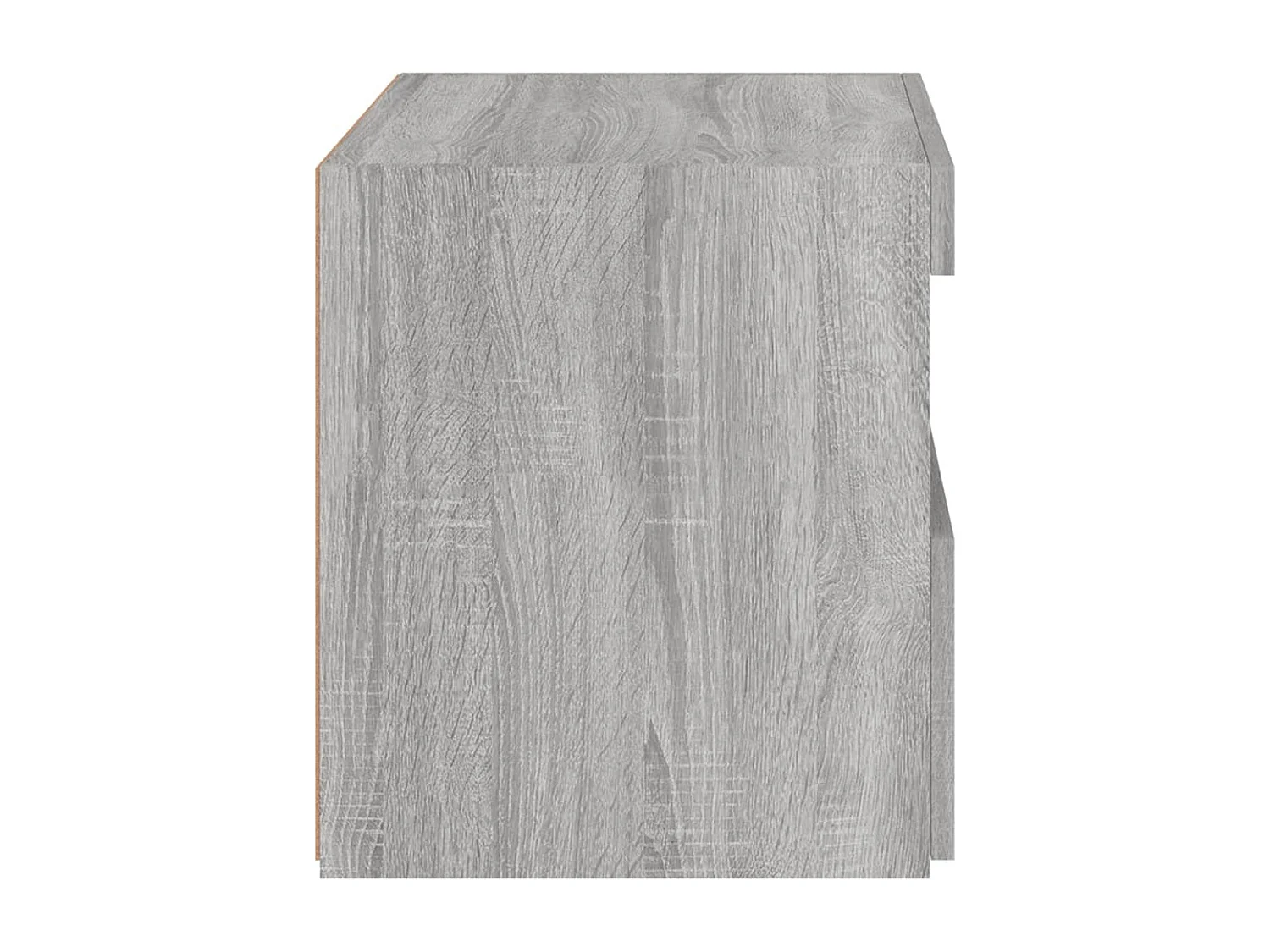 Bishop  Tables de chevet avec lumières LED 2 pcs sonoma gris 50x40x45cm