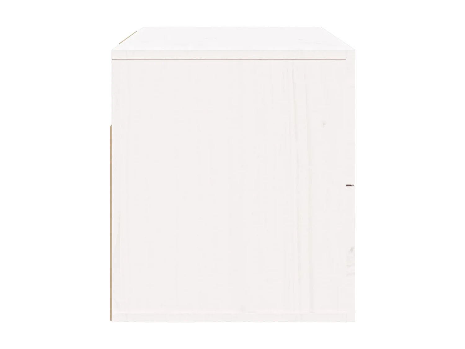 Elmont  Table de chevet murale Blanc 50x36x40 cm