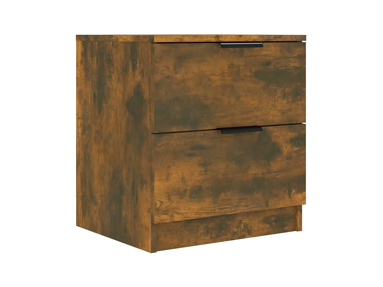 Invel  Tables de chevet 2 pcs Chêne fumé Bois d'ingénierie