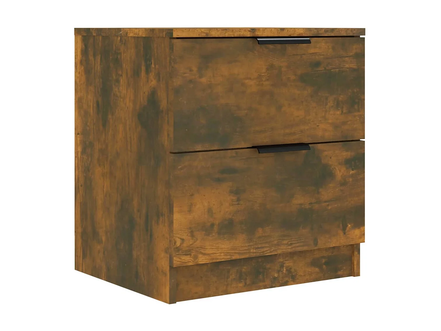 Invel  Tables de chevet 2 pcs Chêne fumé Bois d'ingénierie