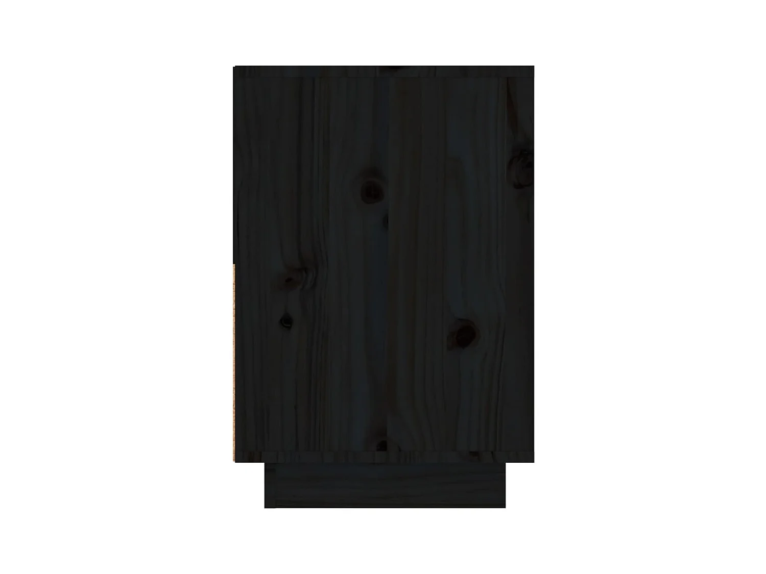 Kværndrup  Tables de chevet 2 pcs Noir 60x34x51 cm Bois de pin solide