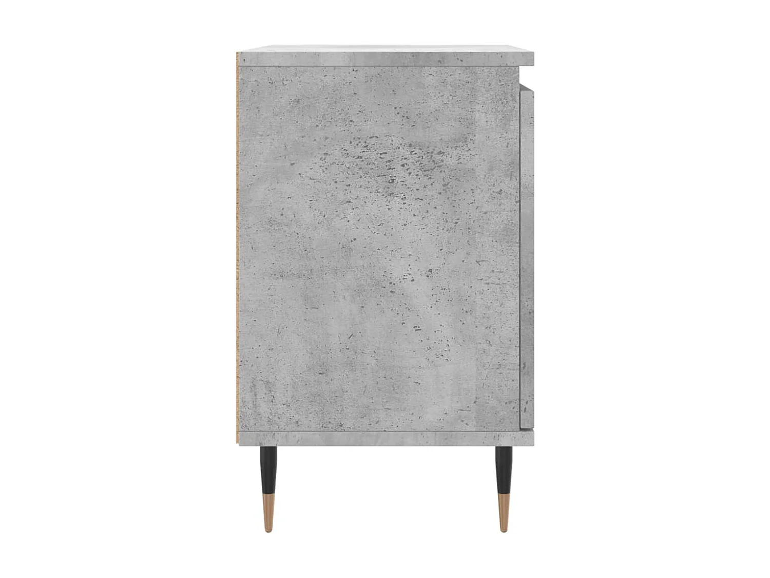 Felina  Tables de chevet 2 pcs gris béton 40x30x50 cm bois d'ingénierie