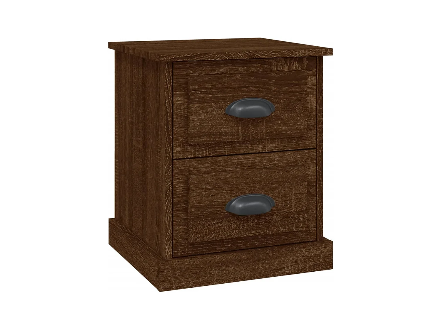 Arras  Table de chevet chêne marron 39x39x47,5 cm bois d'ingénierie