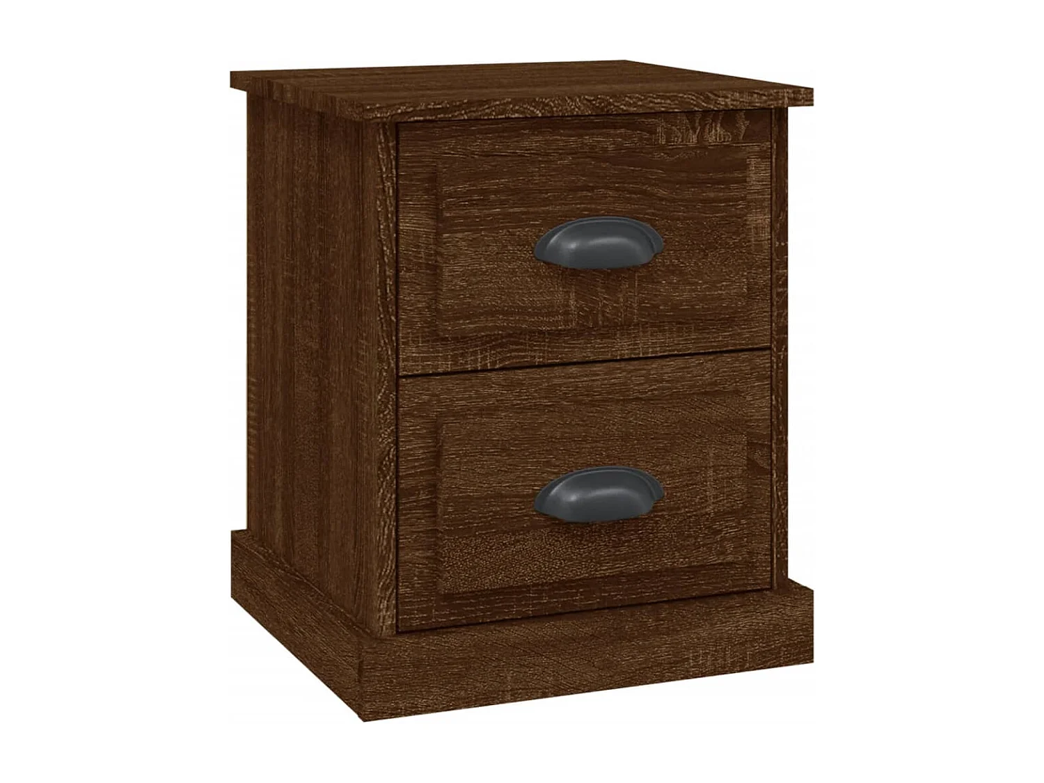 Arras  Nachttisch Braun Eichen-Optik 39x39x47,5 cm Holzwerkstoff