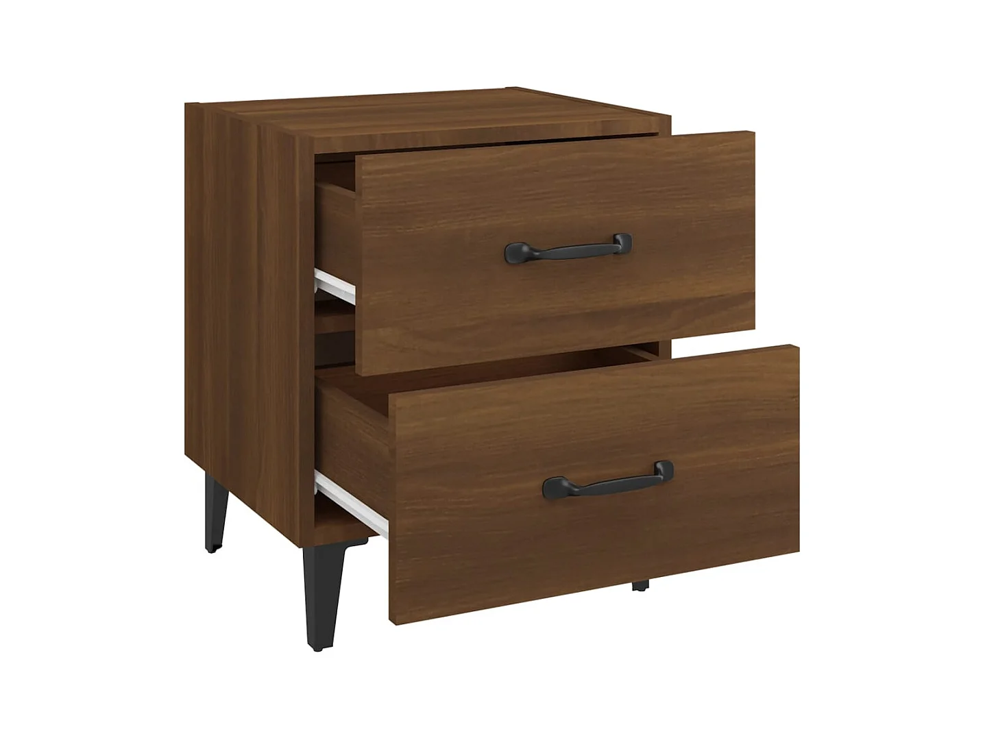Higginsville  Tables de chevet 2 pcs Chêne marron 40x35x47,5 cm