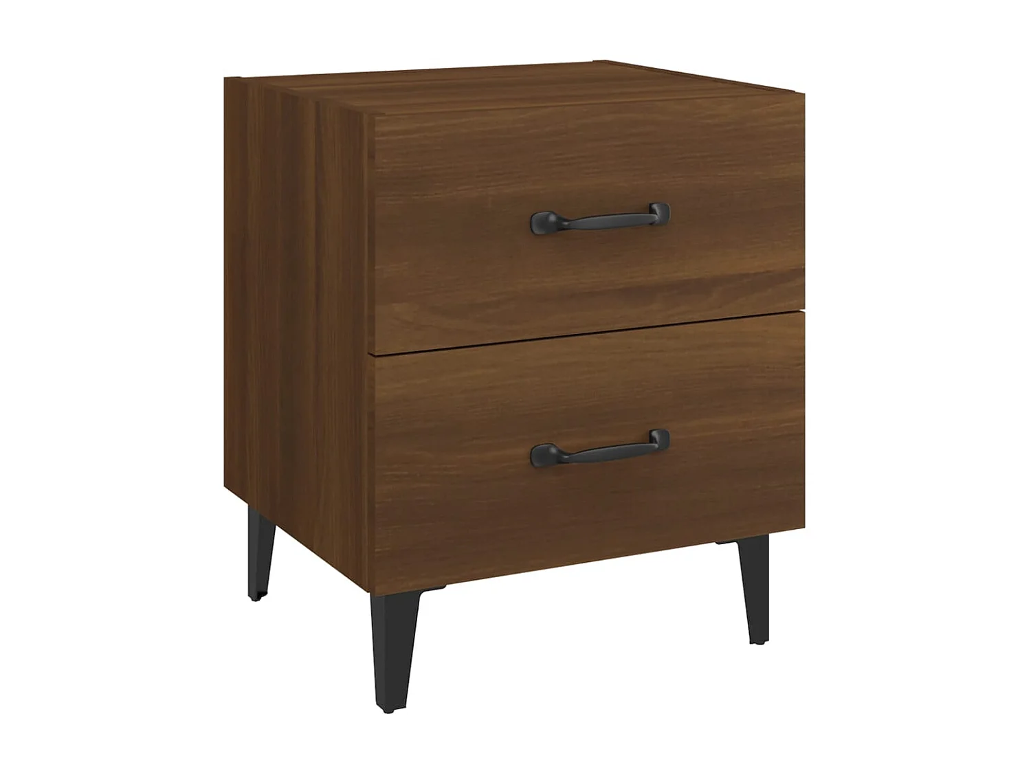 Higginsville  Tables de chevet 2 pcs Chêne marron 40x35x47,5 cm