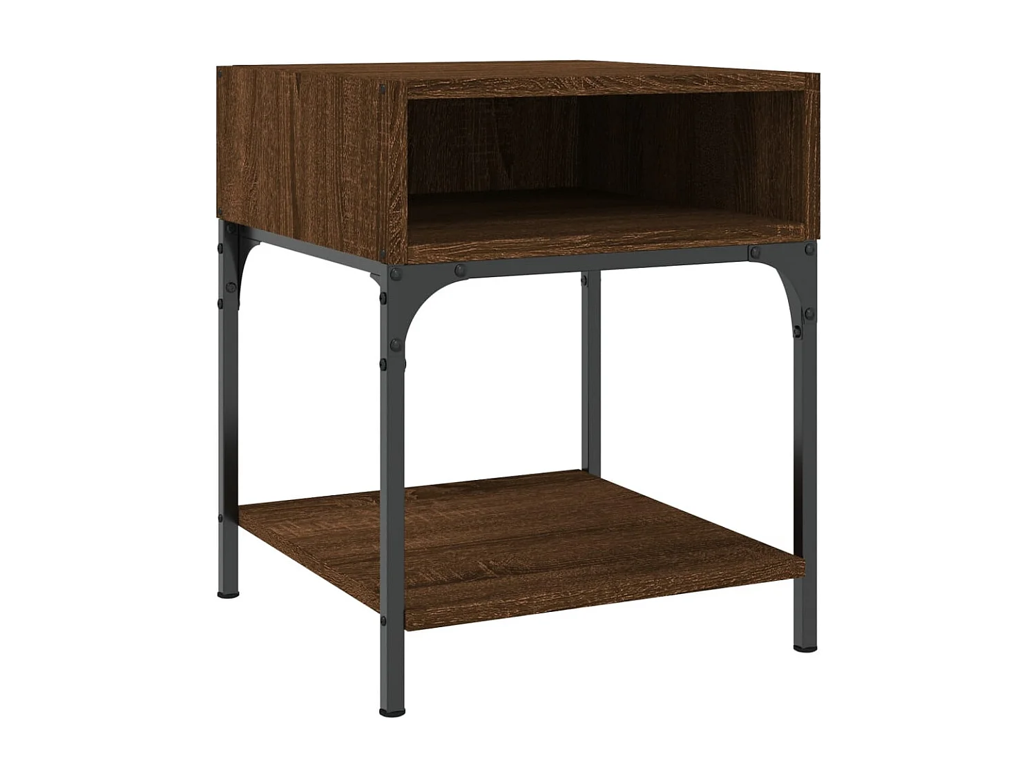 Marthe Helene  Tables de chevet 2 pcs chêne marron 40x41x50 cm bois ingénierie