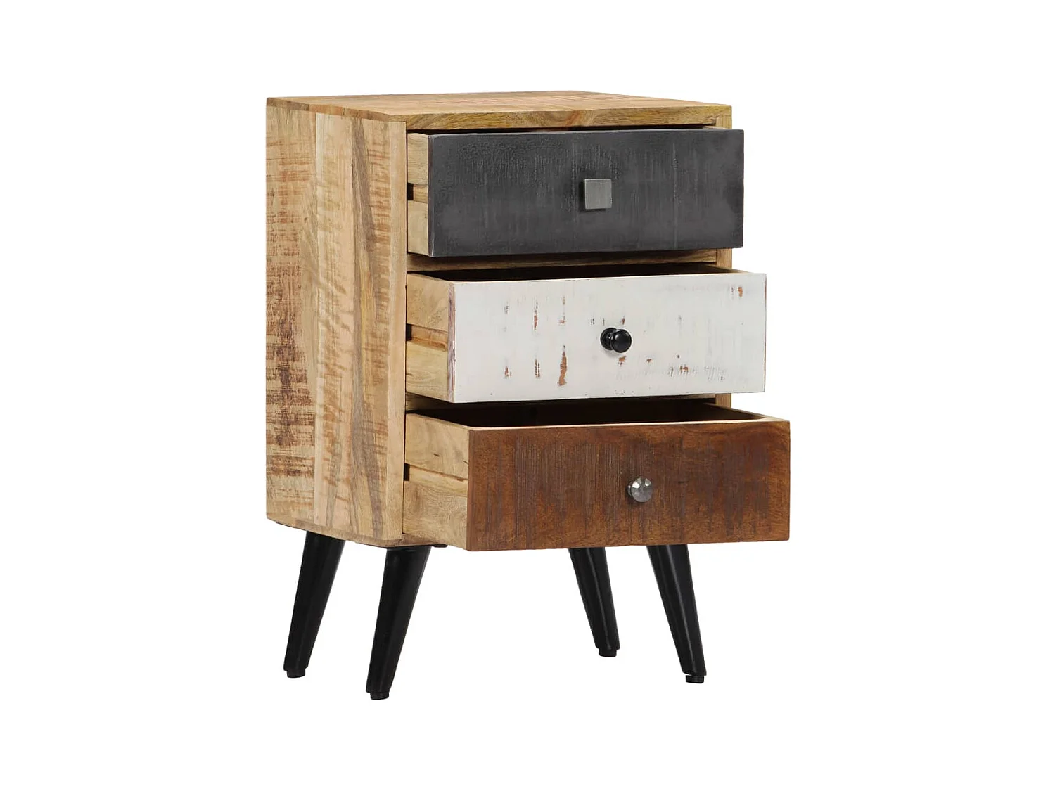 Garden Furniture -  Table de chevet 40 x 30 x 60 cm Bois de manguier massif