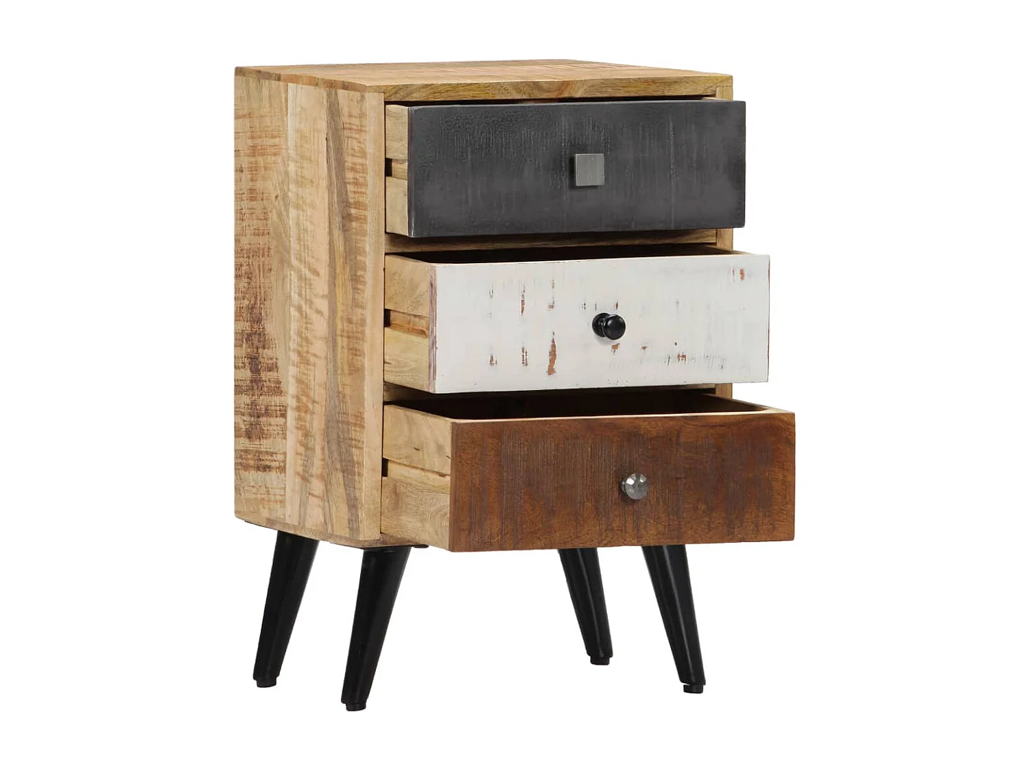 Garden Furniture -  Table de chevet 40 x 30 x 60 cm Bois de manguier massif