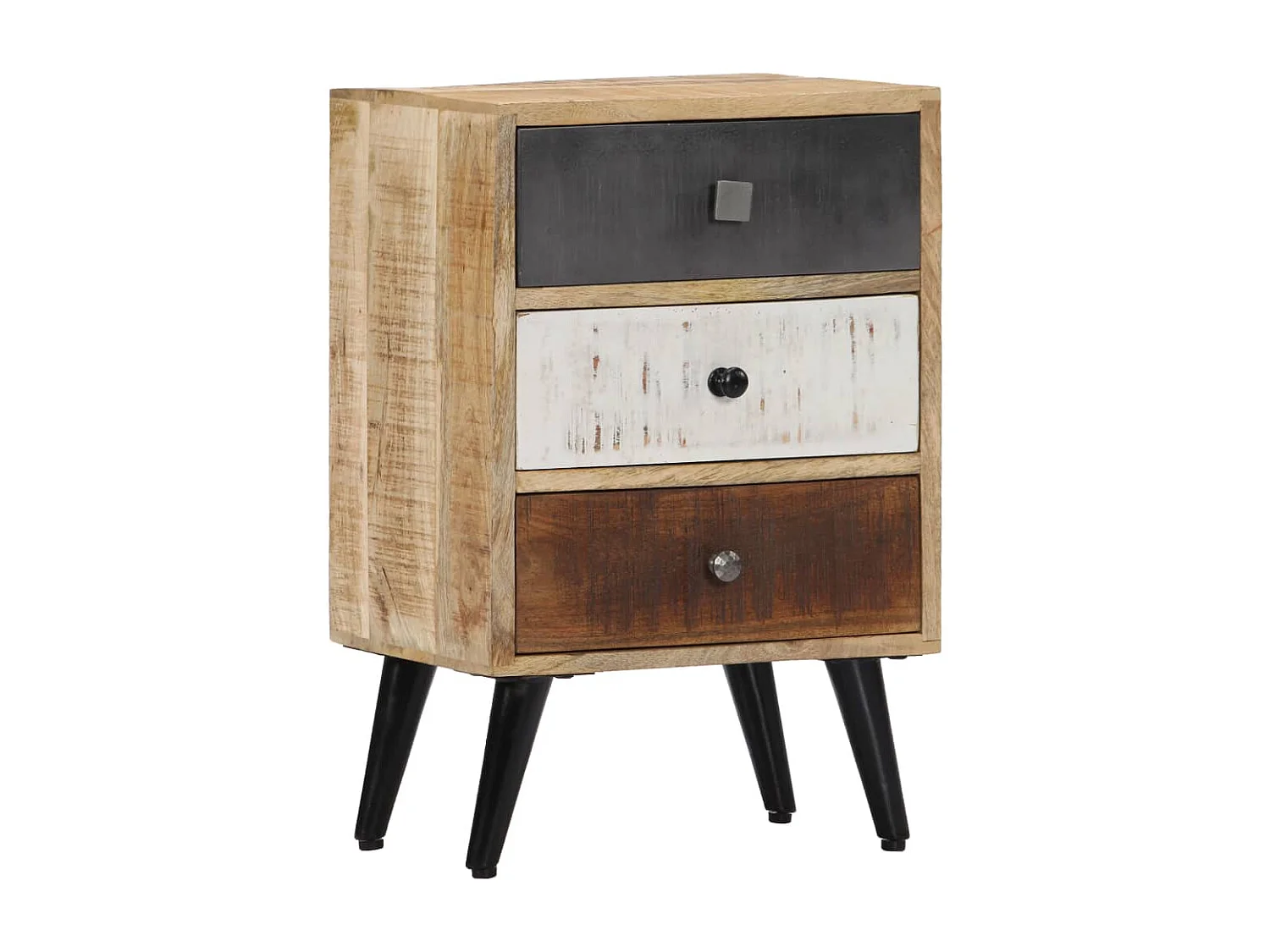 Garden Furniture -  Table de chevet 40 x 30 x 60 cm Bois de manguier massif