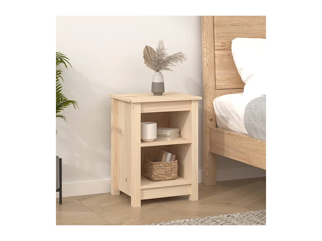 Waldoboro  Tables de chevet 2 pcs 40x35x55 cm Bois de pin solide