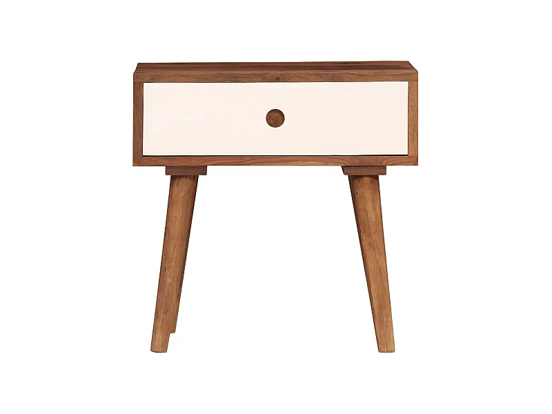 Garden Furniture -  Table de chevet Bois massif de Sesham 45 x 30 x 45 cm