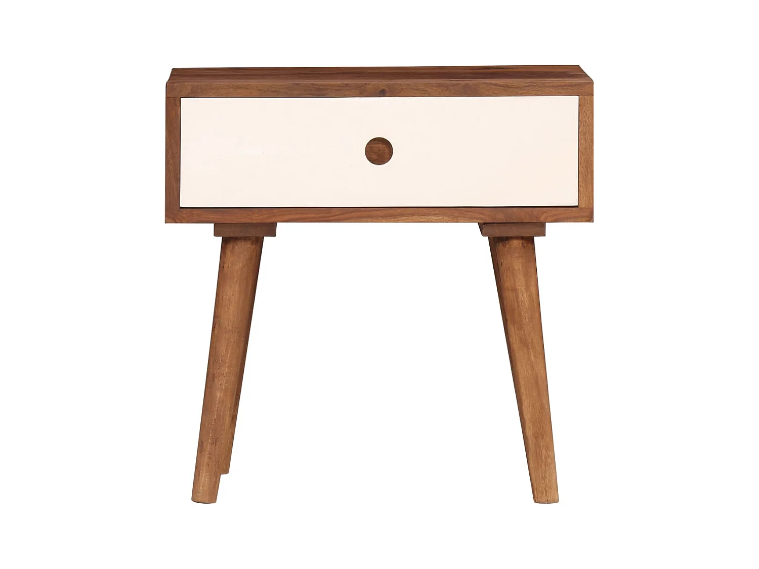 Garden Furniture -  Table de chevet Bois massif de Sesham 45 x 30 x 45 cm