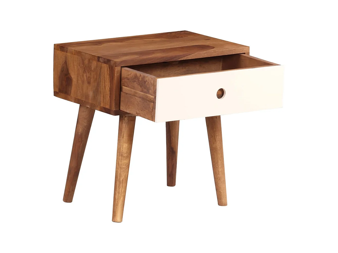 Garden Furniture -  Table de chevet Bois massif de Sesham 45 x 30 x 45 cm