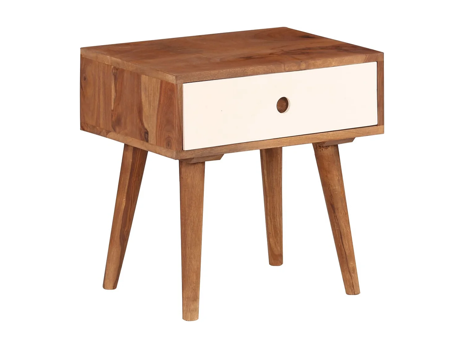 Garden Furniture -  Table de chevet Bois massif de Sesham 45 x 30 x 45 cm