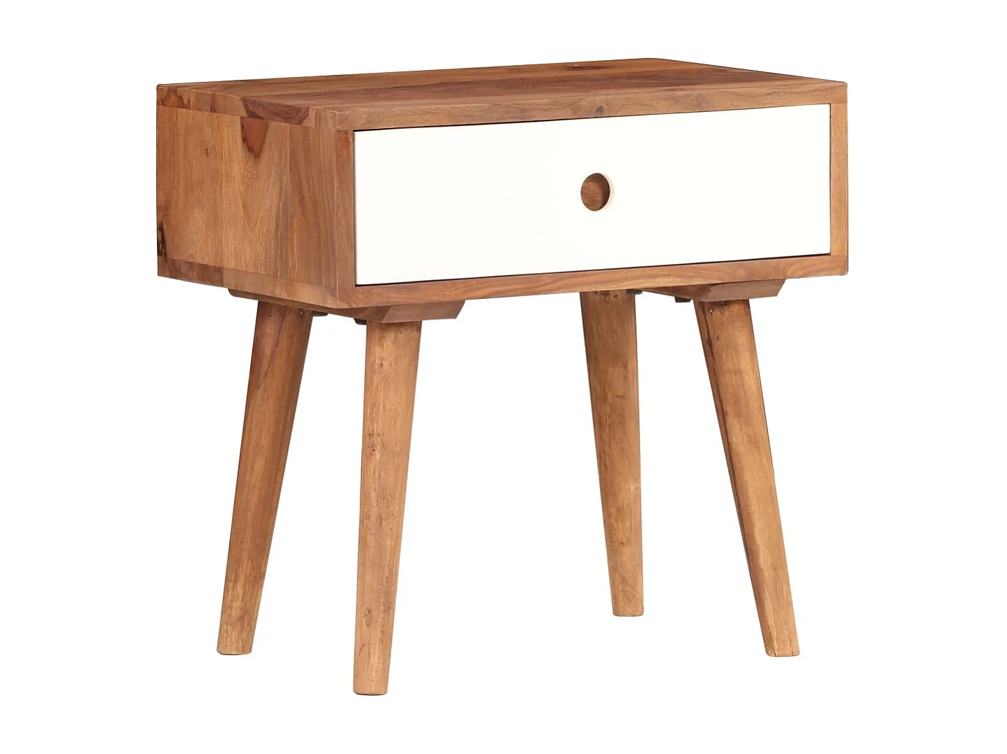 Garden Furniture -  Table de chevet Bois massif de Sesham 45 x 30 x 45 cm