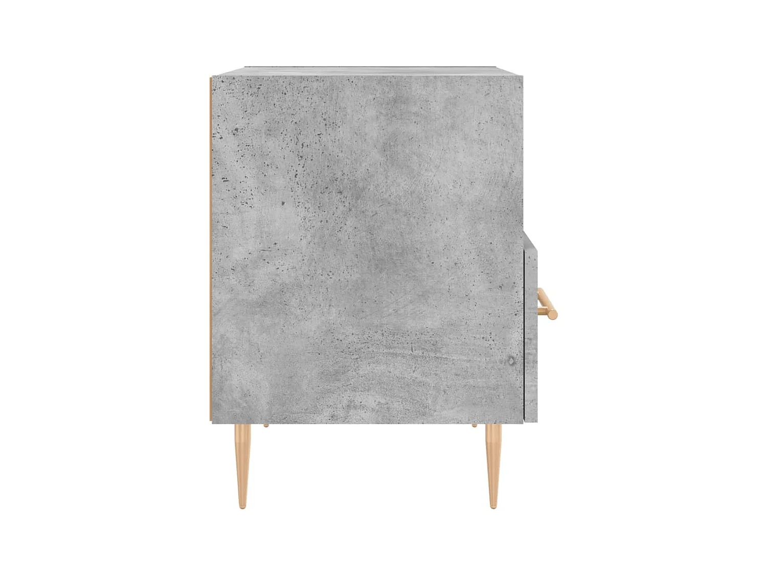 Marindor  Tables de chevet 2pcs gris béton 40x35x47,5cm bois d’ingénierie