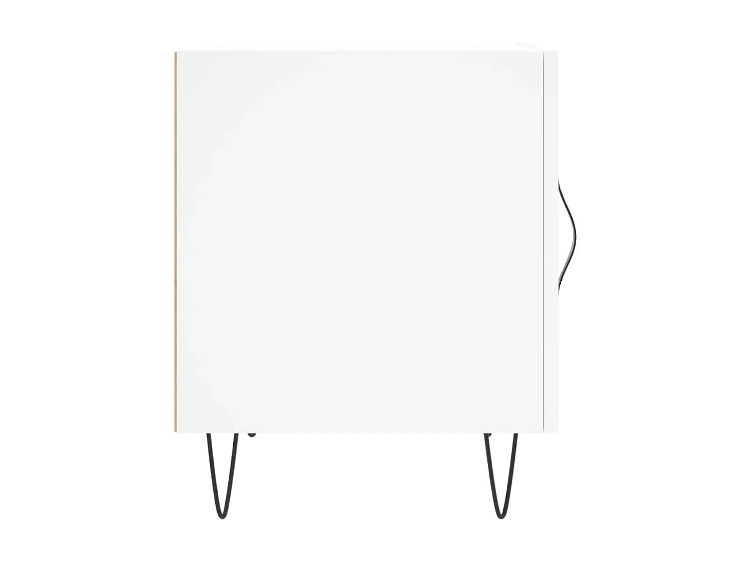 Corning  Tables de chevet 2 pcs blanc 40x40x50 cm bois d’ingénierie