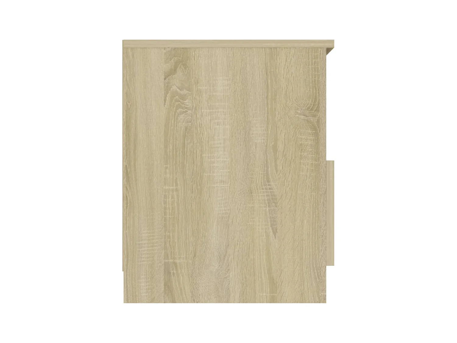 Wouter  Table de chevet Chêne sonoma 40x40x50 cm Aggloméré