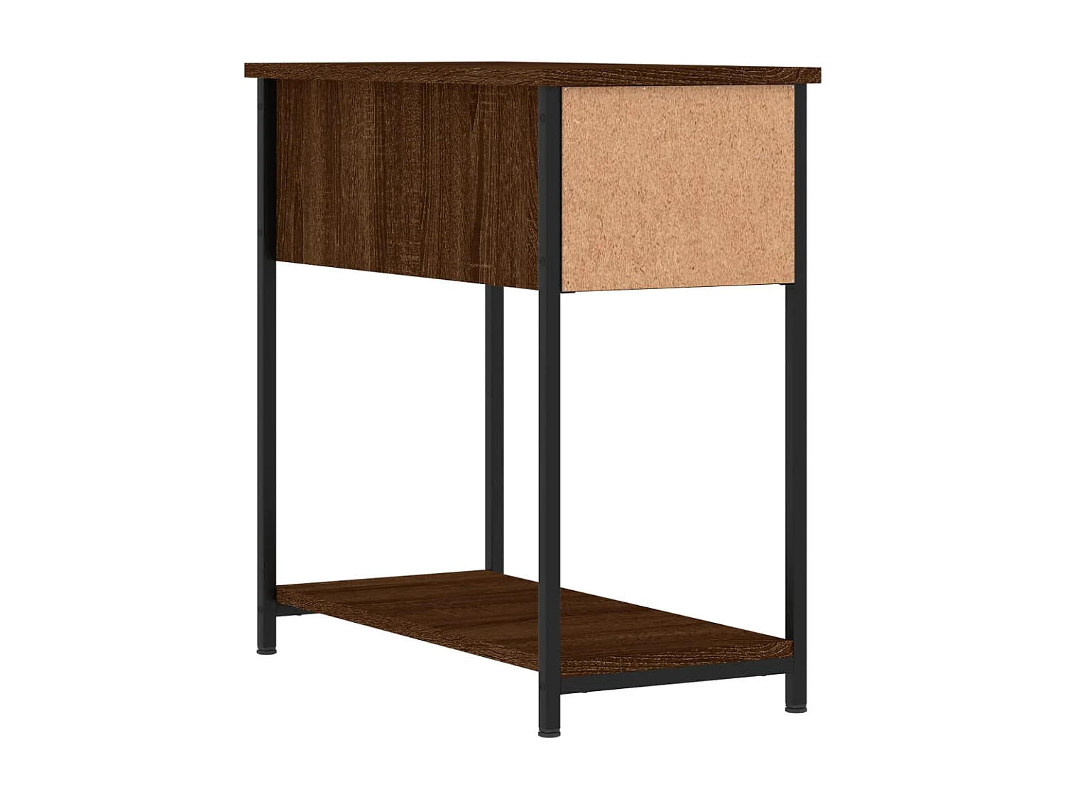 Thera  Nachttische 2 Stk. Braun Eichen-Optik 30x60x60 cm Holzwerkstoff