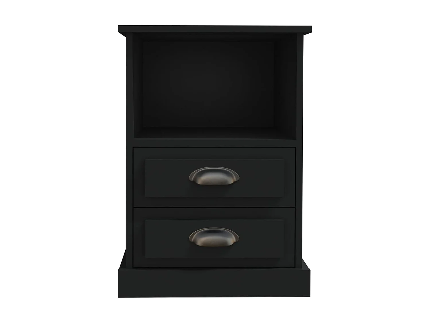 Karly  Tables de chevet 2 pcs noir 43x36x60 cm