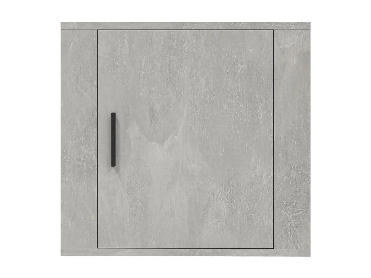 Almond  Table de chevet murale Gris béton 50x30x47 cm