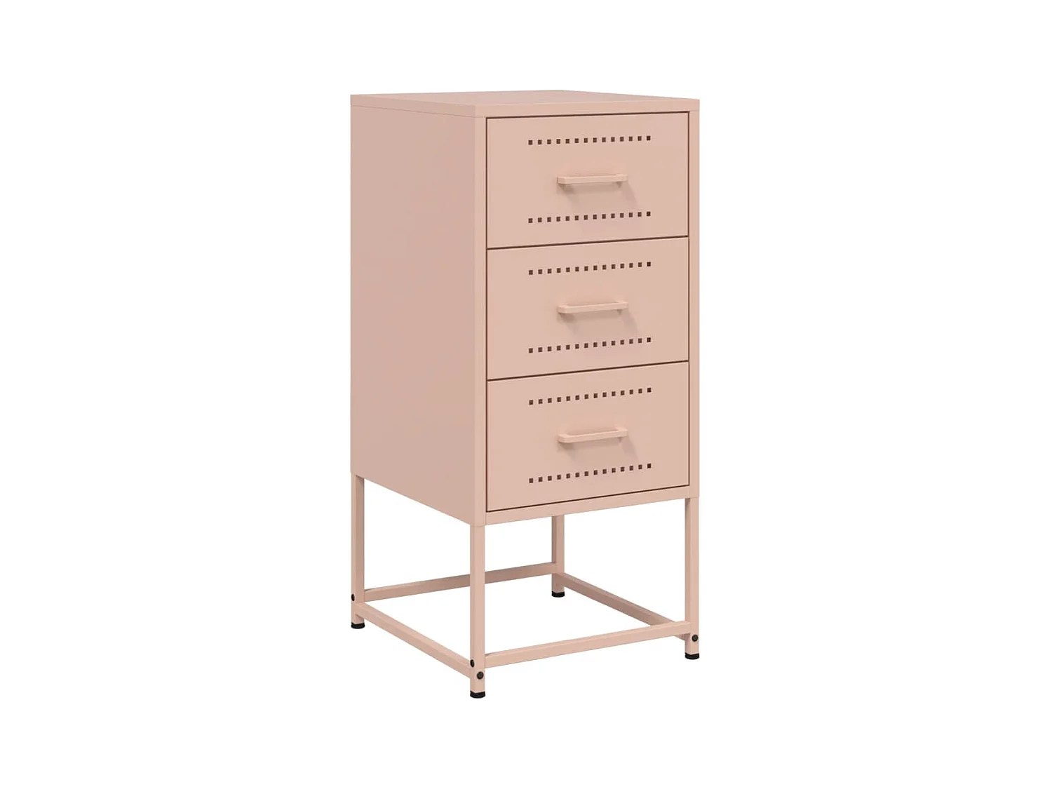 Isle of Hope  Tables de chevet 2 pcs rose 36x39x78 cm acier