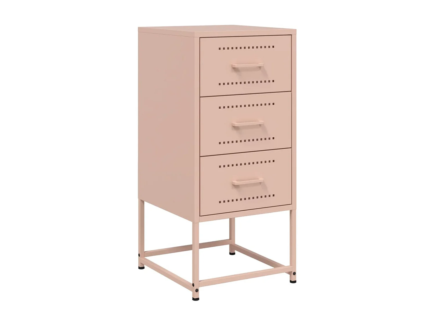 Isle of Hope  Tables de chevet 2 pcs rose 36x39x78 cm acier