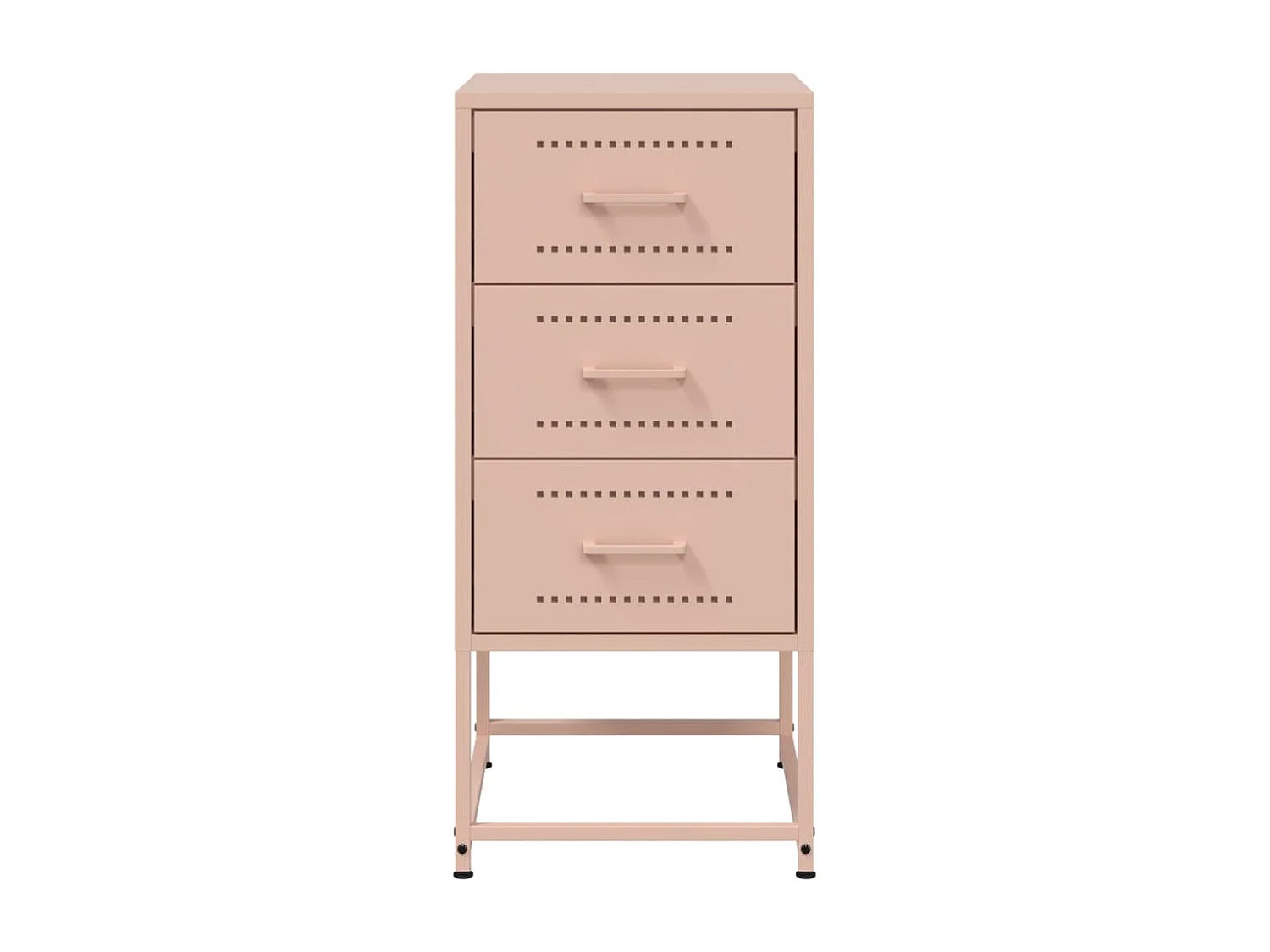 Isle of Hope  Tables de chevet 2 pcs rose 36x39x78 cm acier