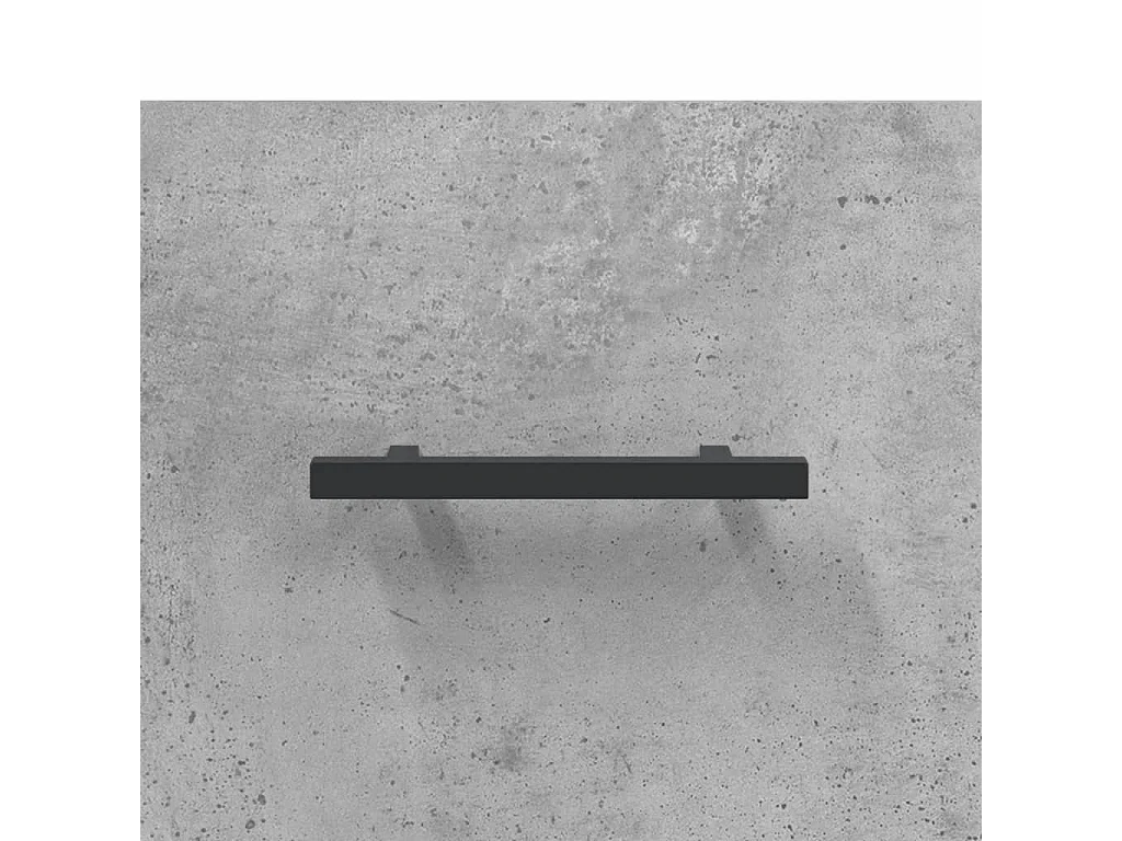 Bruni  Comodini 2 pz Grigio Cemento 40x35x47,5 cm in Legno Multistrato