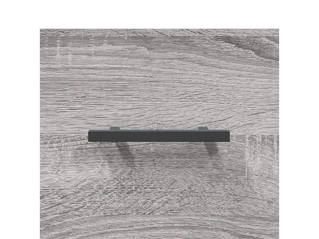 Cennet  Table de chevet sonoma gris 40x35x47,5 cm bois d’ingénierie