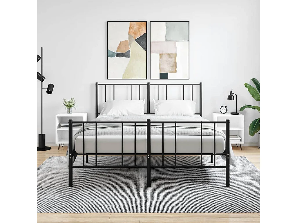 Urond  Tables de chevet 2 pcs blanc 40x30x50 cm bois d'ingénierie