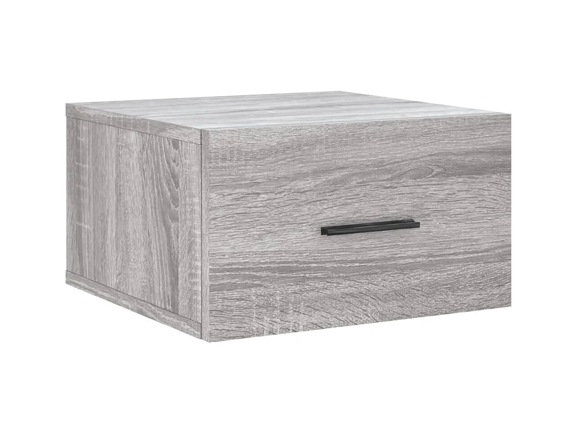 Ulfvin  Tables de chevet murales 2 pcs sonoma gris 35x35x20 cm